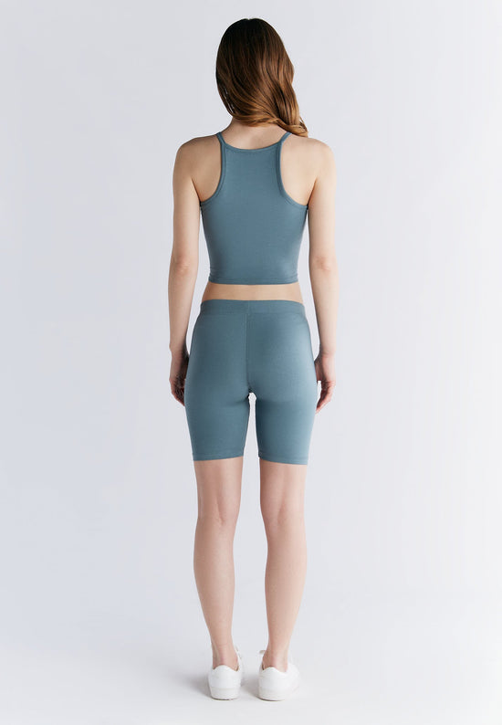 Leela Cotton 1417-066 | Radlerhose - Gobelin Blau Speichern exportieren