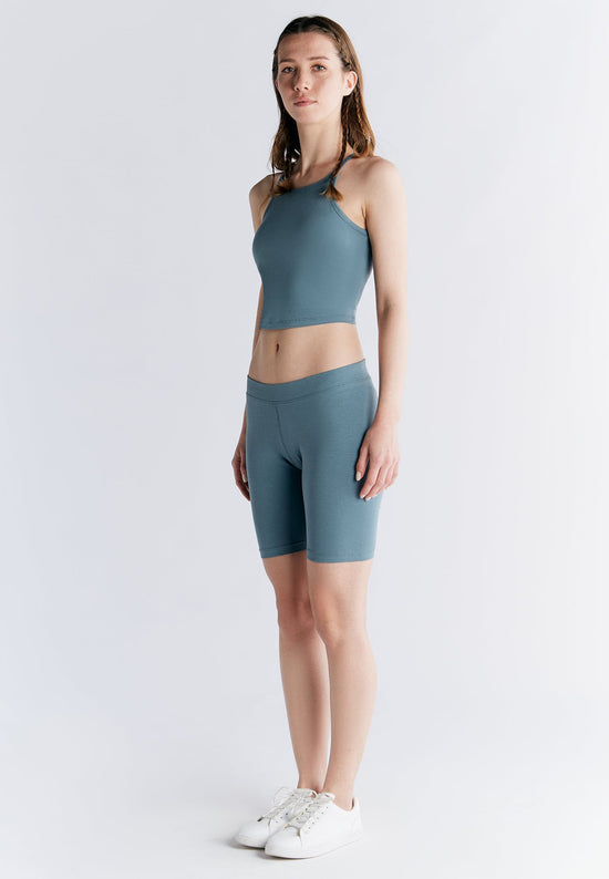 Leela Cotton 1417-066 | Radlerhose - Gobelin Blau Speichern exportieren