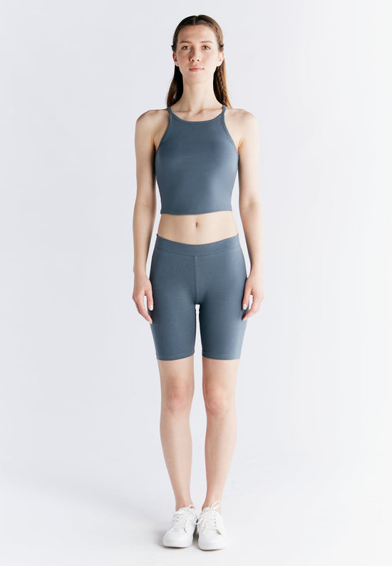 Leela Cotton 1417-068 | Radlerhose - Dunklerschiefer Im Verkauf