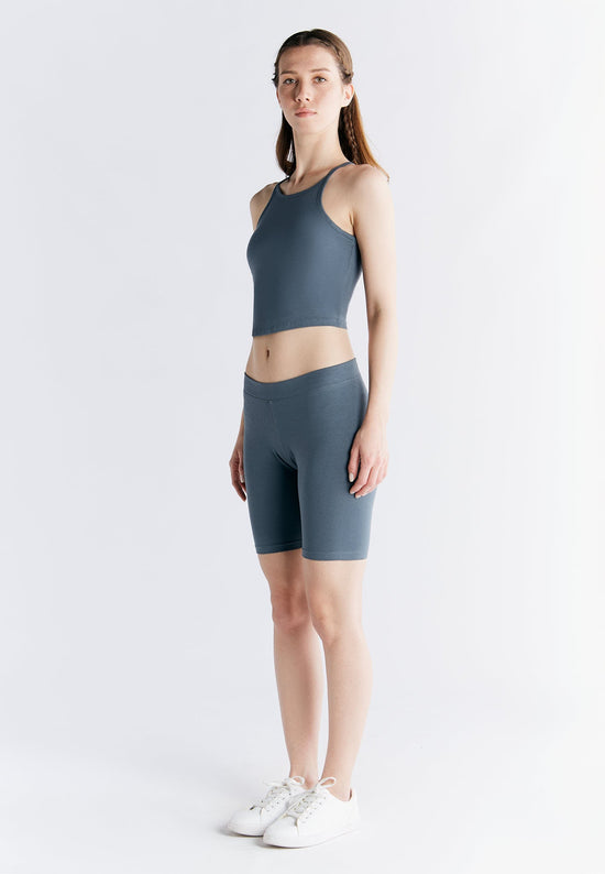 Leela Cotton 1417-068 | Radlerhose - Dunklerschiefer Im Verkauf