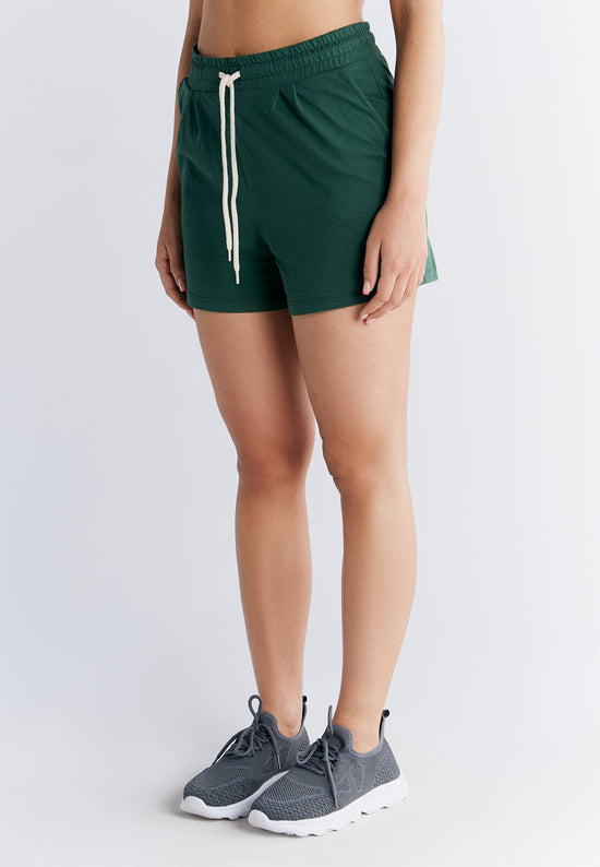 Leela Cotton 1440-067 | Pyjama-Shorts - Tannennadel 2025