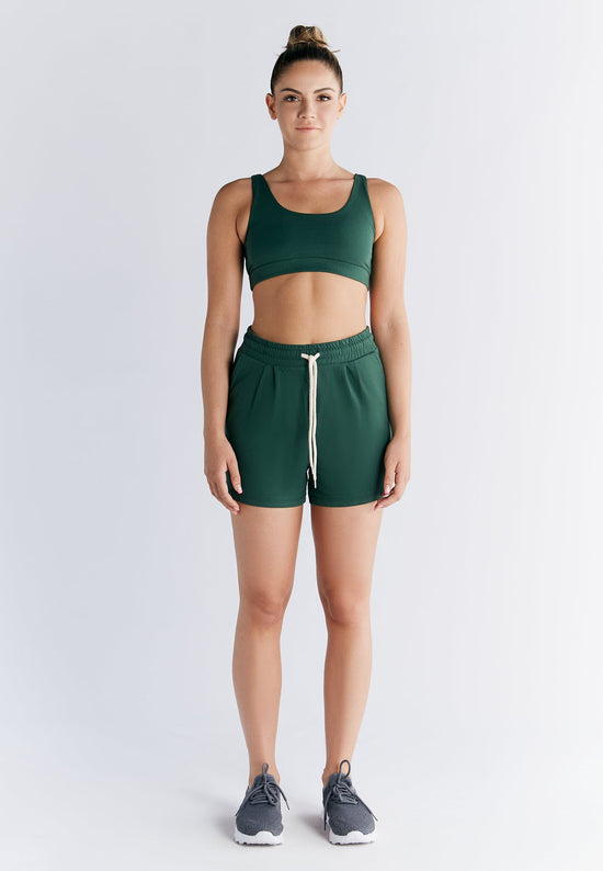 Leela Cotton 1440-067 | Pyjama-Shorts - Tannennadel 2025