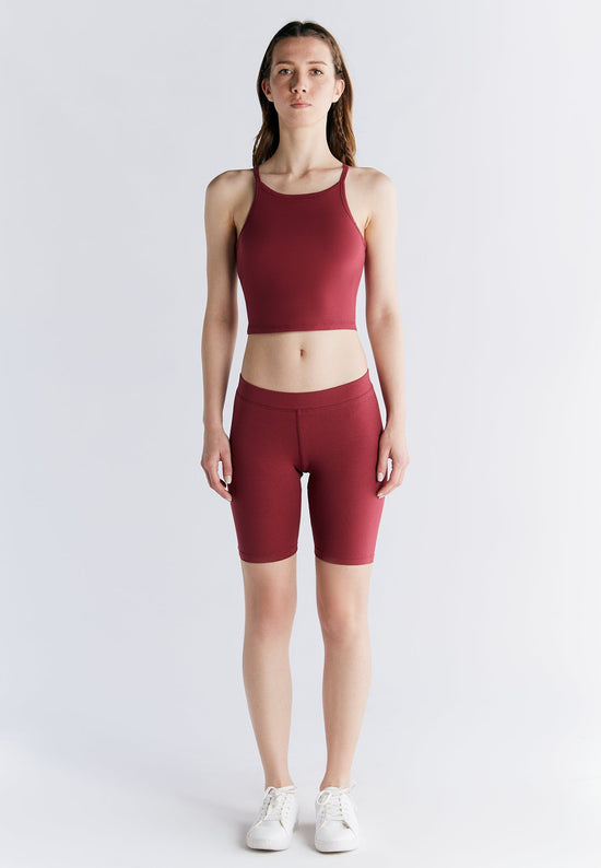 Leela Cotton 1217-069 | Crop-Top - Rosarot Exklusivangebot