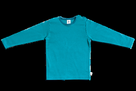 Leela Cotton 2840 | Baby Basic Langarmshirt - Donaublau/Lapis Weihnachtsangebot