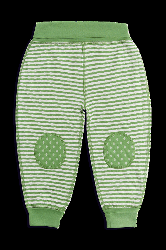 Leela Cotton 2299 | Baby Wendehose - Waldgrün-Beige-Melange