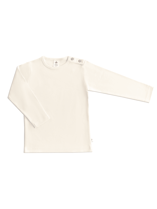 Leela Cotton 2060 | Baby Basic Langarmshirt - Natur