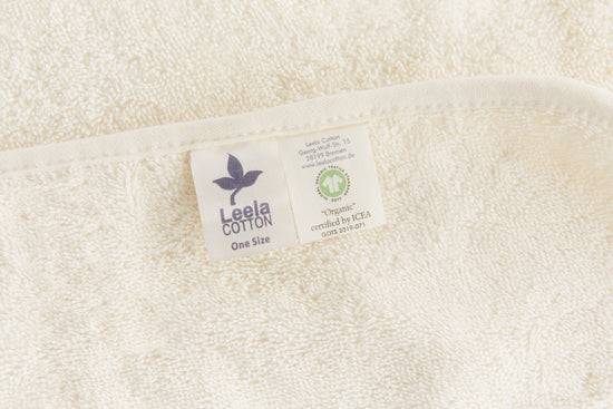 Leela Cotton 2500-01 | Baby Badehandtuch - Natur Kostenlose Rückgabe