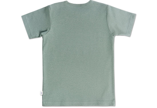 Leela Cotton 2010 TS | Basic Kurzarmshirt - Tannennadel/Salbei Zeitbegrenzte Promotion