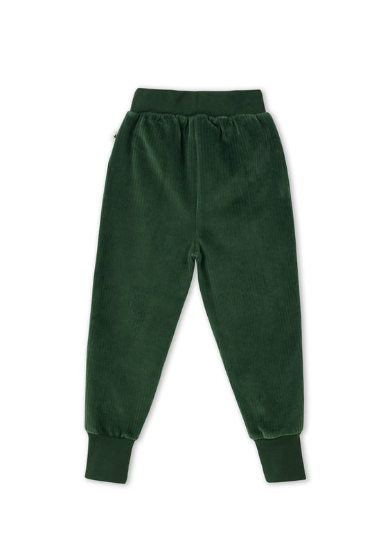Leela Cotton 2172 TL | Kinder Cordhose schmaler Bund - Tannennadel Auslauf