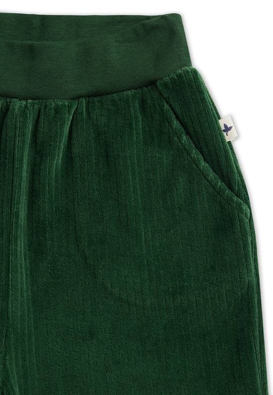 Leela Cotton 2172 TL | Kinder Cordhose schmaler Bund - Tannennadel Auslauf