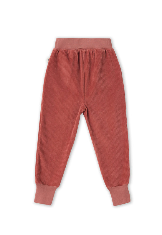 Leela Cotton 2172 WR | Kinder Cordhose schmaler Bund - Dunkel Mauve Verkauf