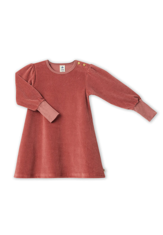 Leela Cotton 2624 WR | Cordkleid - Dunkel Mauve Hotsell