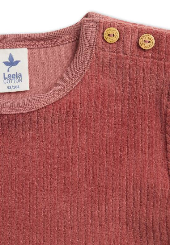 Leela Cotton 2624 WR | Cordkleid - Dunkel Mauve Hotsell