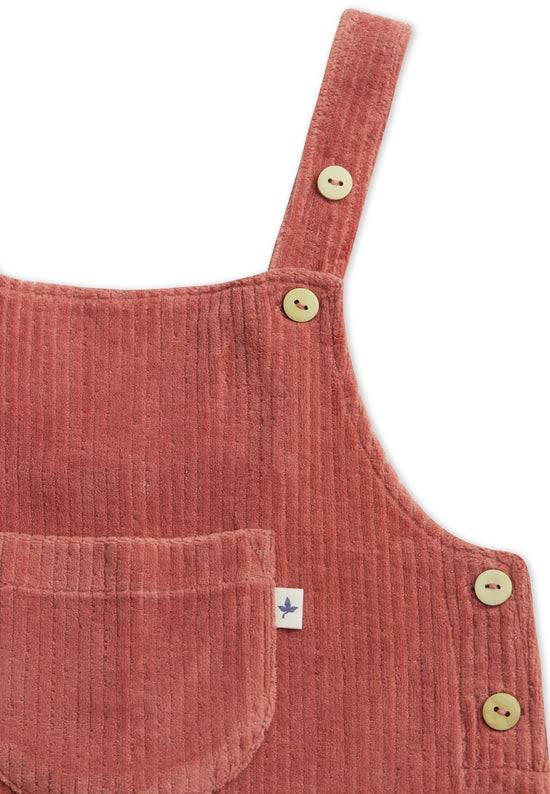Leela Cotton 2444 WR | Latzhose - Dunkel Mauve Schlussverkauf