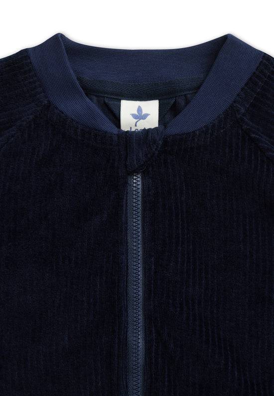 Leela Cotton 2696 AB | Cord Baseballjacke- Nachtblau Limitierter Zeitrabatt