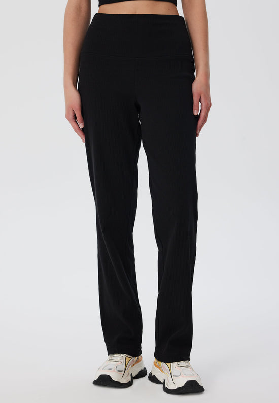 Leela Cotton 4071-021 | Ripp Hose - Schwarz Fabrikpreis
