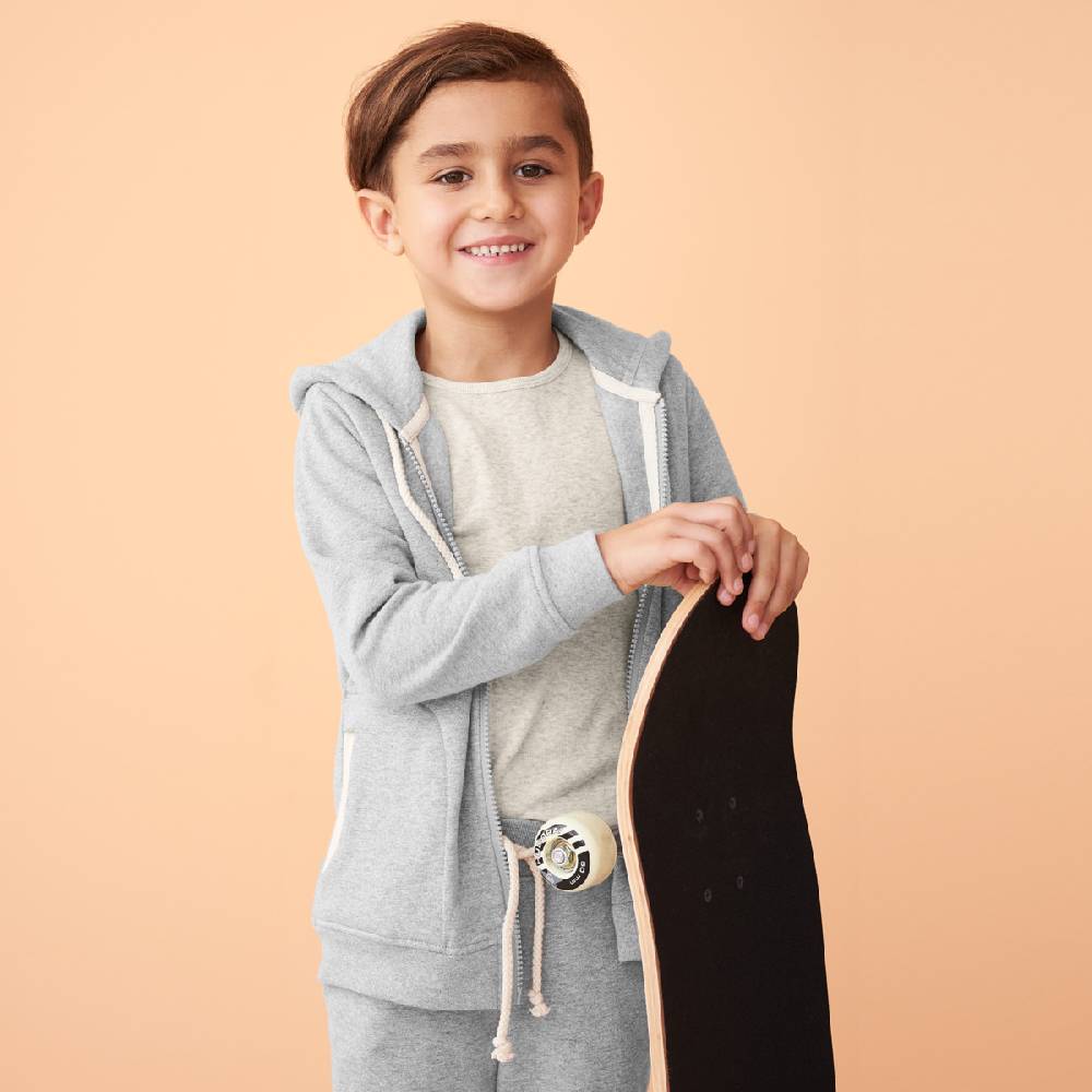 LIVING CRAFTS GINGER - Kapuzenjacke - Grey Melange Top Angebot