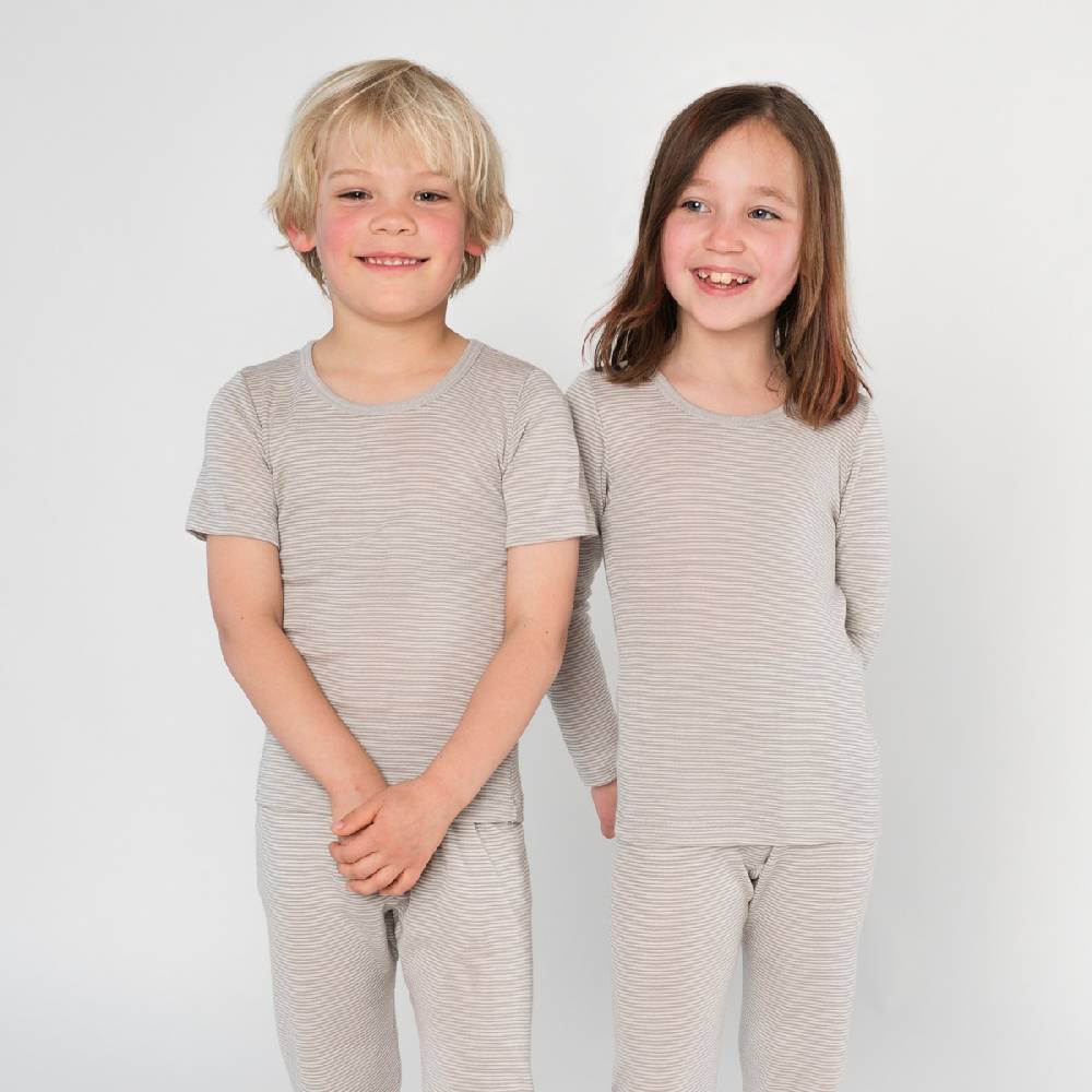 LIVING CRAFTS - Langarm-Shirt - Grey/Natural Striped Bestseller