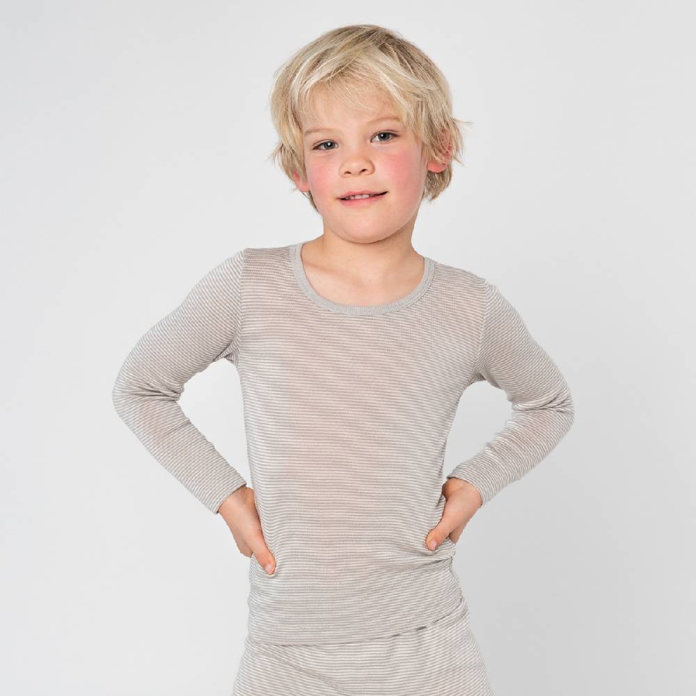 LIVING CRAFTS - Langarm-Shirt - Grey/Natural Striped Bestseller