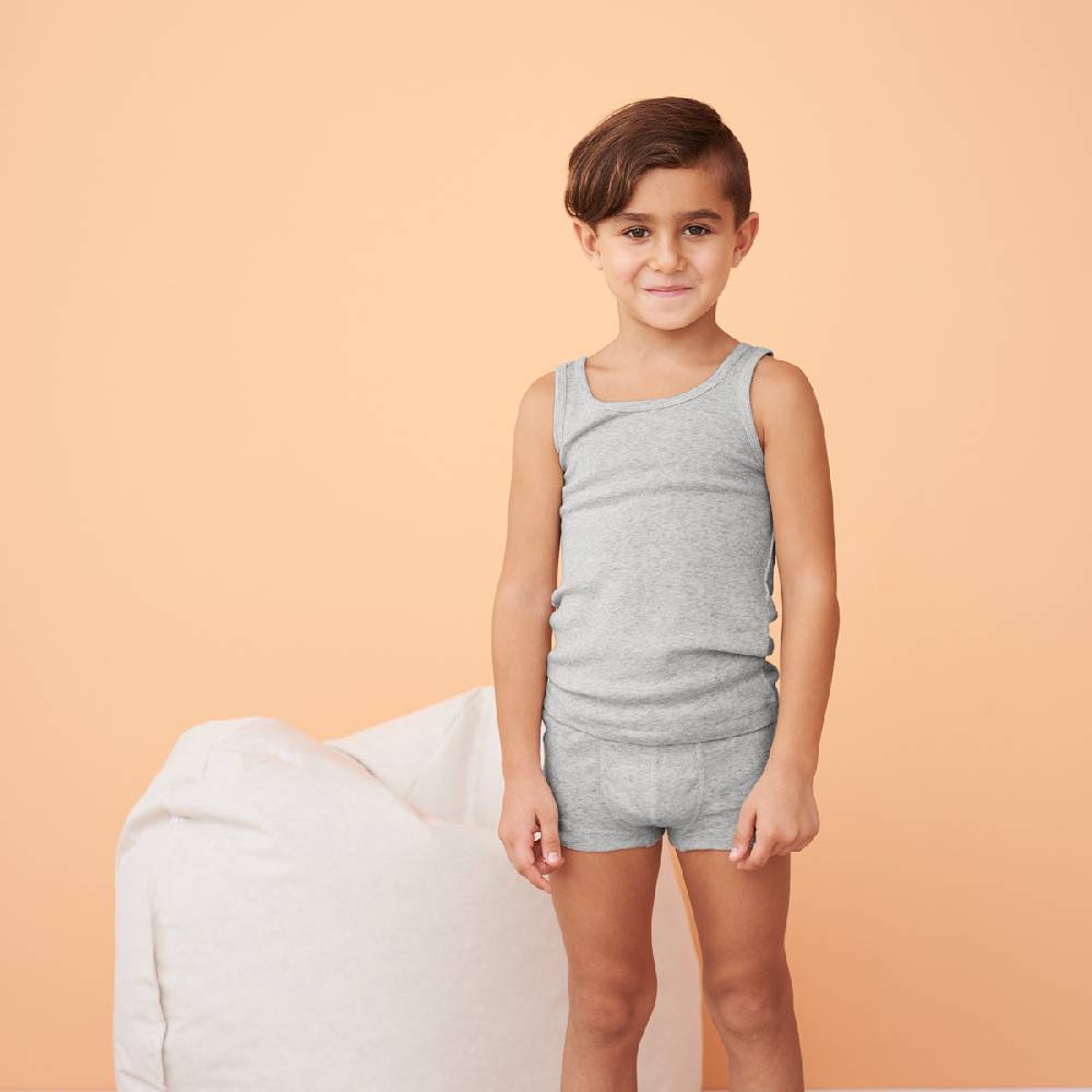 LIVING CRAFTS GNU - Unterhemd - Grey Melange Super Rabatt