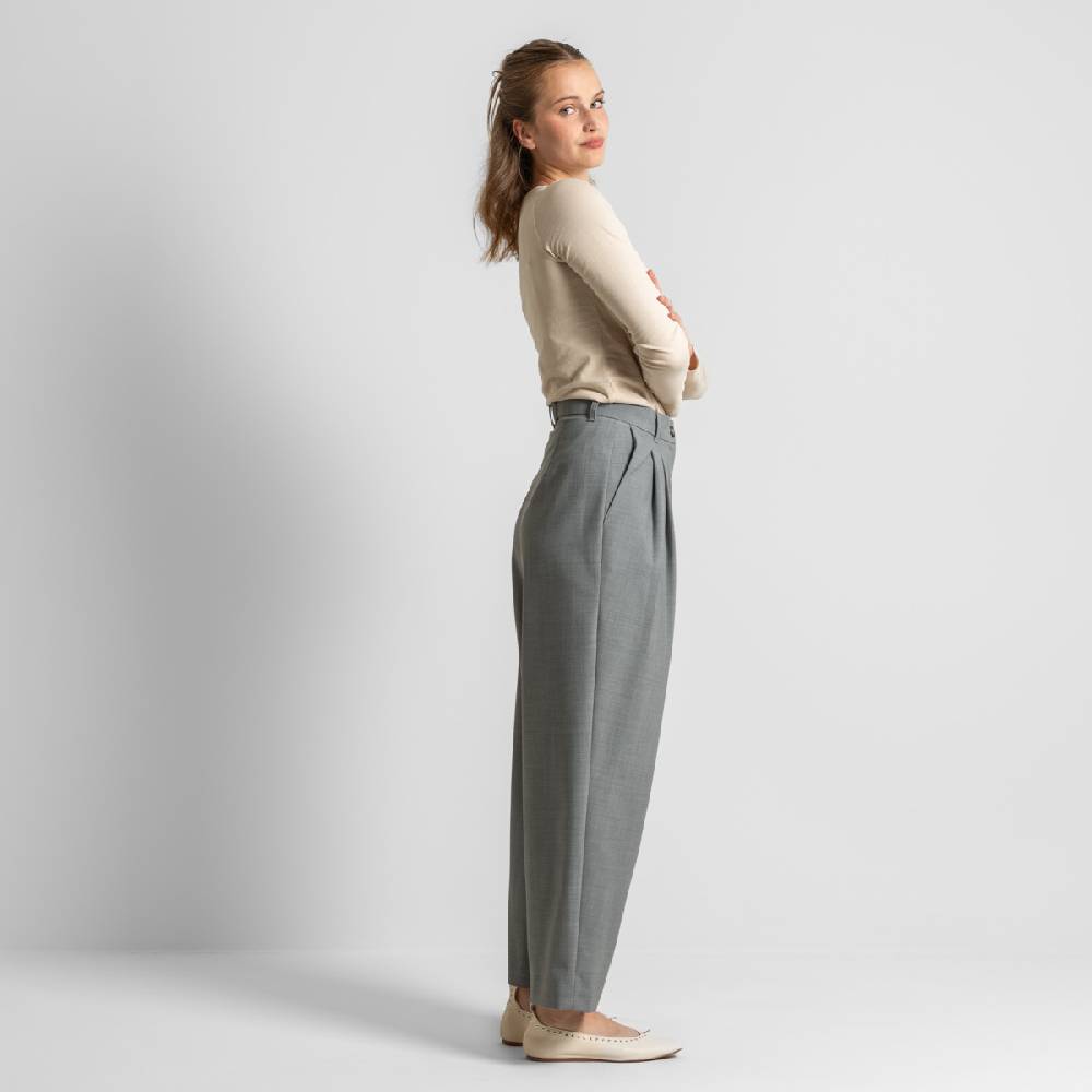 LIVING CRAFTS ELEXA - Hose - Grey Melange Begrenzt auf 3 Tage