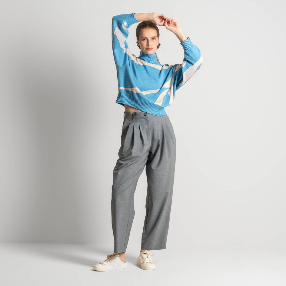 LIVING CRAFTS ELEXA - Hose - Grey Melange Begrenzt auf 3 Tage