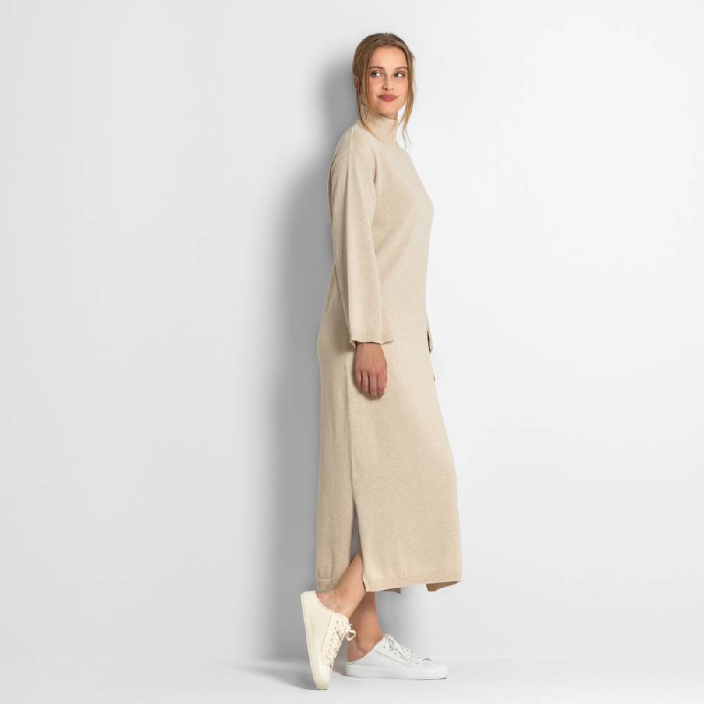 LIVING CRAFTS EELA - Strickkleid - Sand Speichern exportieren