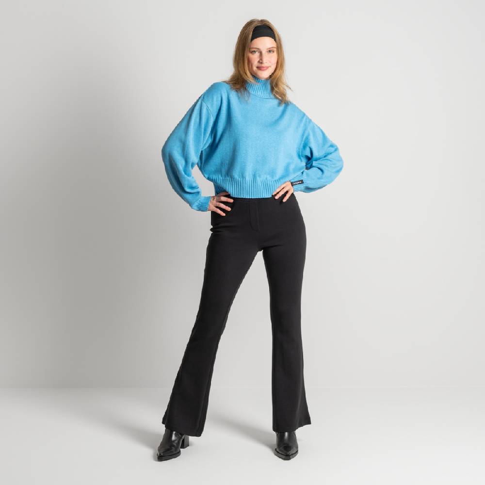 LIVING CRAFTS EUGENIE - Oversized Pullover - Cool Blue zollfrei