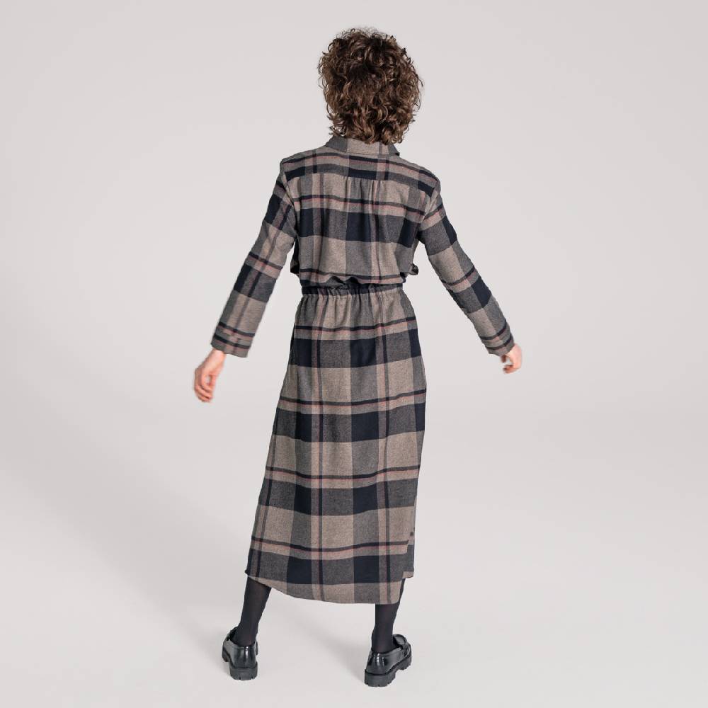 LIVING CRAFTS CHARU - Kleid - Black Check Schlussverkauf