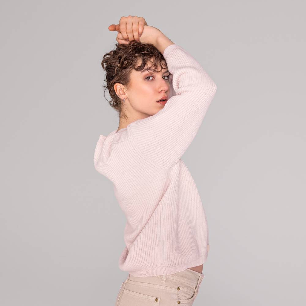 LIVING CRAFTS ALFREY - Strickjacke boxy - Nude Versandkostenfrei