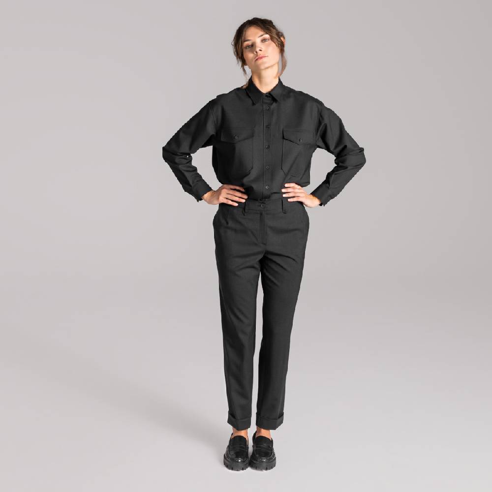 LIVING CRAFTS ARIL - Hose - Black Großer Ausverkauf