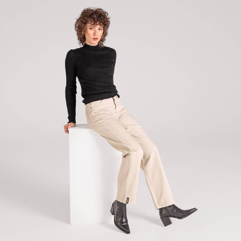 LIVING CRAFTS ANOUK - Color Denim - Offwhite Exklusivangebot