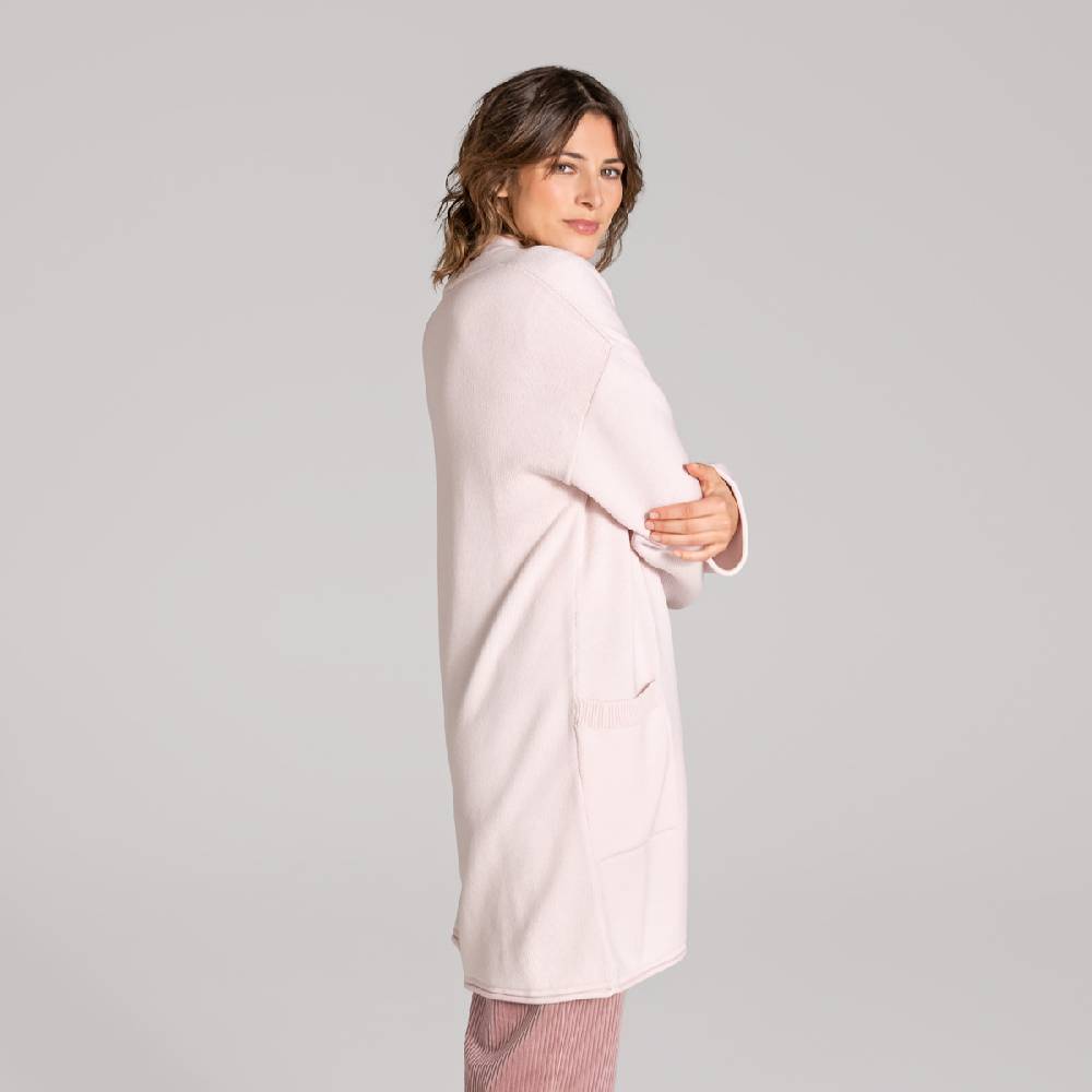 LIVING CRAFTS ANIEK - Strickjacke lang - Nude Cyber Monday