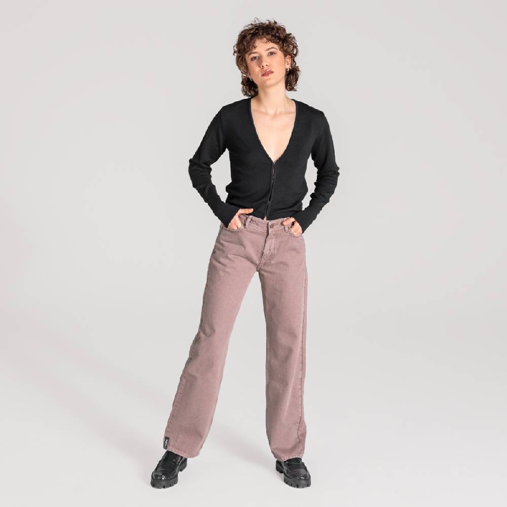 LIVING CRAFTS ALIZEE - Strickjacke - Off Black Weihnachtsangebot
