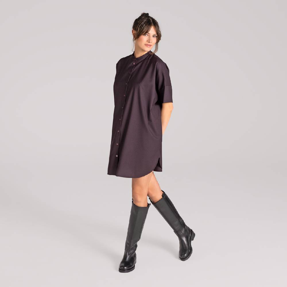 LIVING CRAFTS AEON - Kleid - Aubergine Lagerräumung