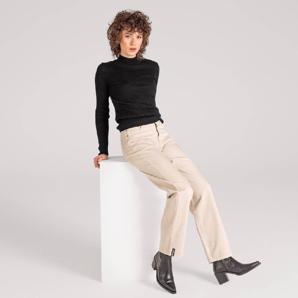 LIVING CRAFTS ABIONA - Langarm-Shirt - Off Black Heißer Verkauf