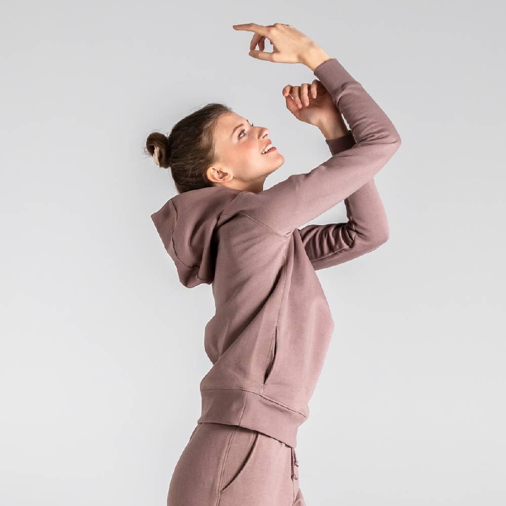 LIVING CRAFTS ANEA - Hoodie - Mauve Zeitlich begrenztes Angebot