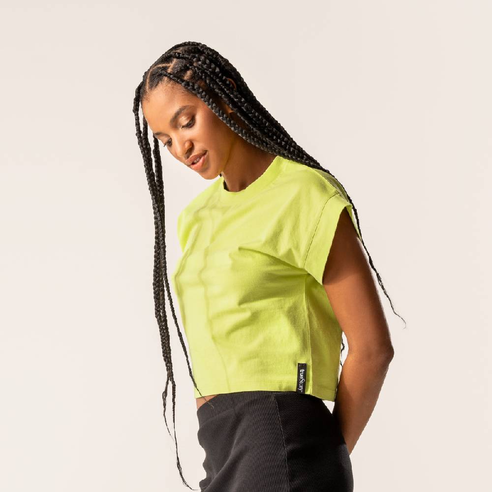 LIVING CRAFTS DANBI - Boxy T-Shirt - Pear Letzte 3 Tage