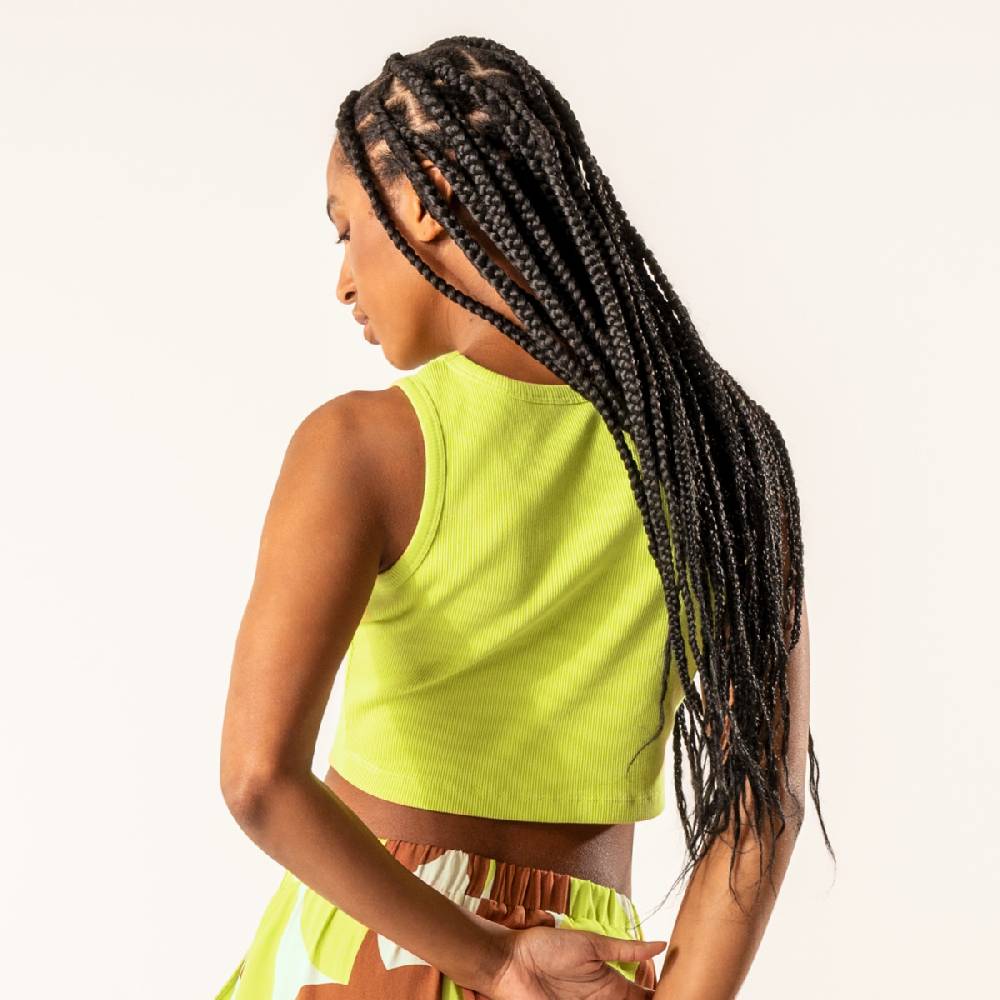 LIVING CRAFTS DEMI - Ripp-Crop-Top - Pear Letzte 2 Tage