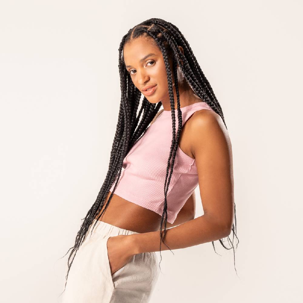 LIVING CRAFTS DEMI - Ripp-Crop-Top - Blush Zeitbegrenzte Promotion