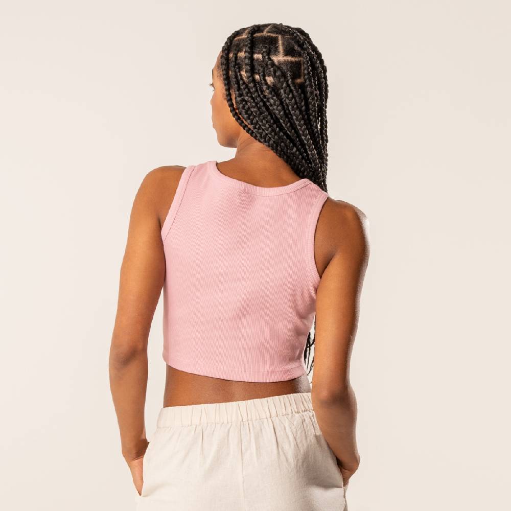 LIVING CRAFTS DEMI - Ripp-Crop-Top - Blush Zeitbegrenzte Promotion