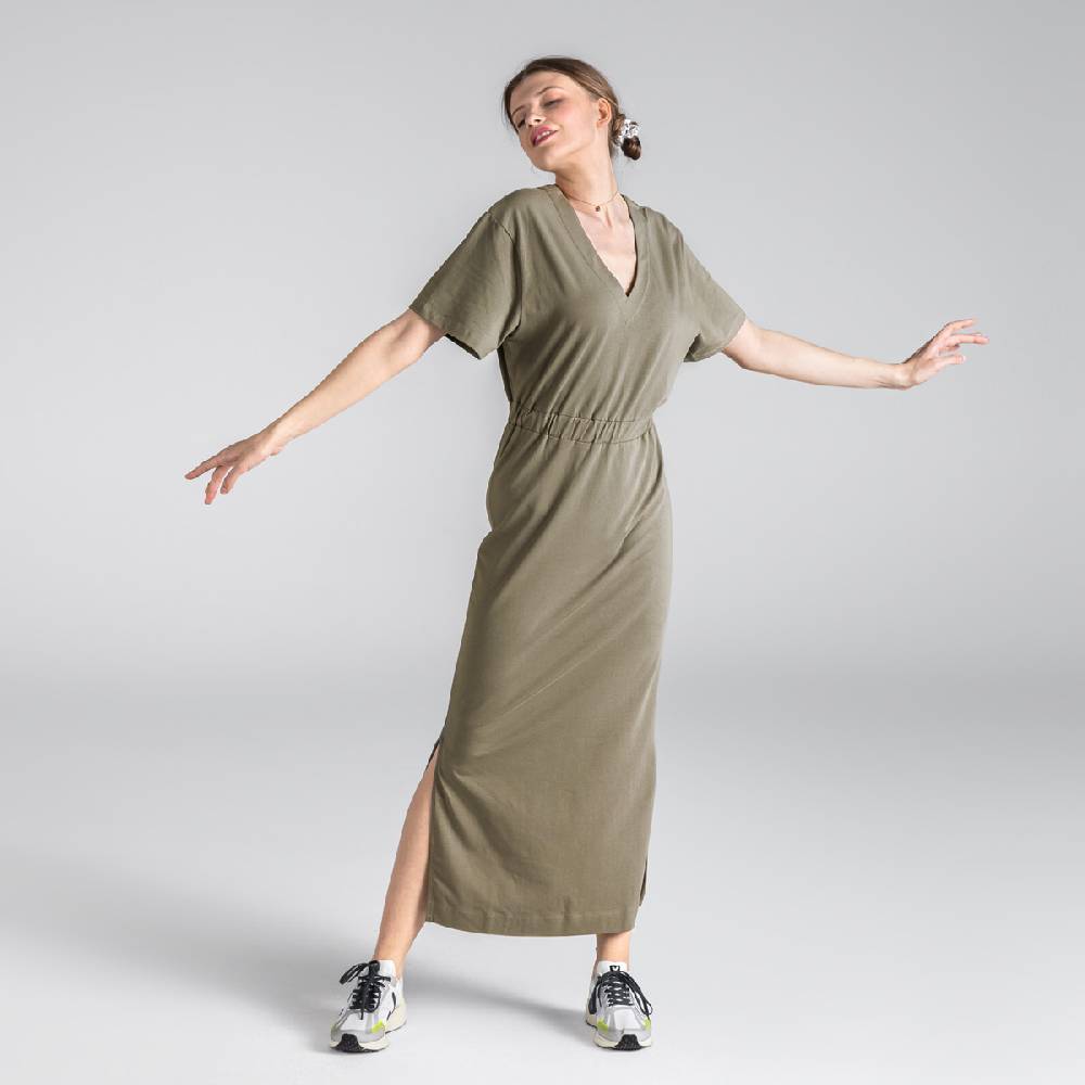 LIVING CRAFTS BAHATI - Kleid - Khaki Vierteljährliche Förderung