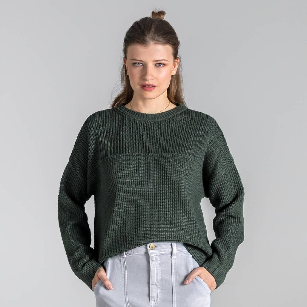 LIVING CRAFTS BEEKE - Pullover - Dark Khaki Bis zu 55% Rabatt