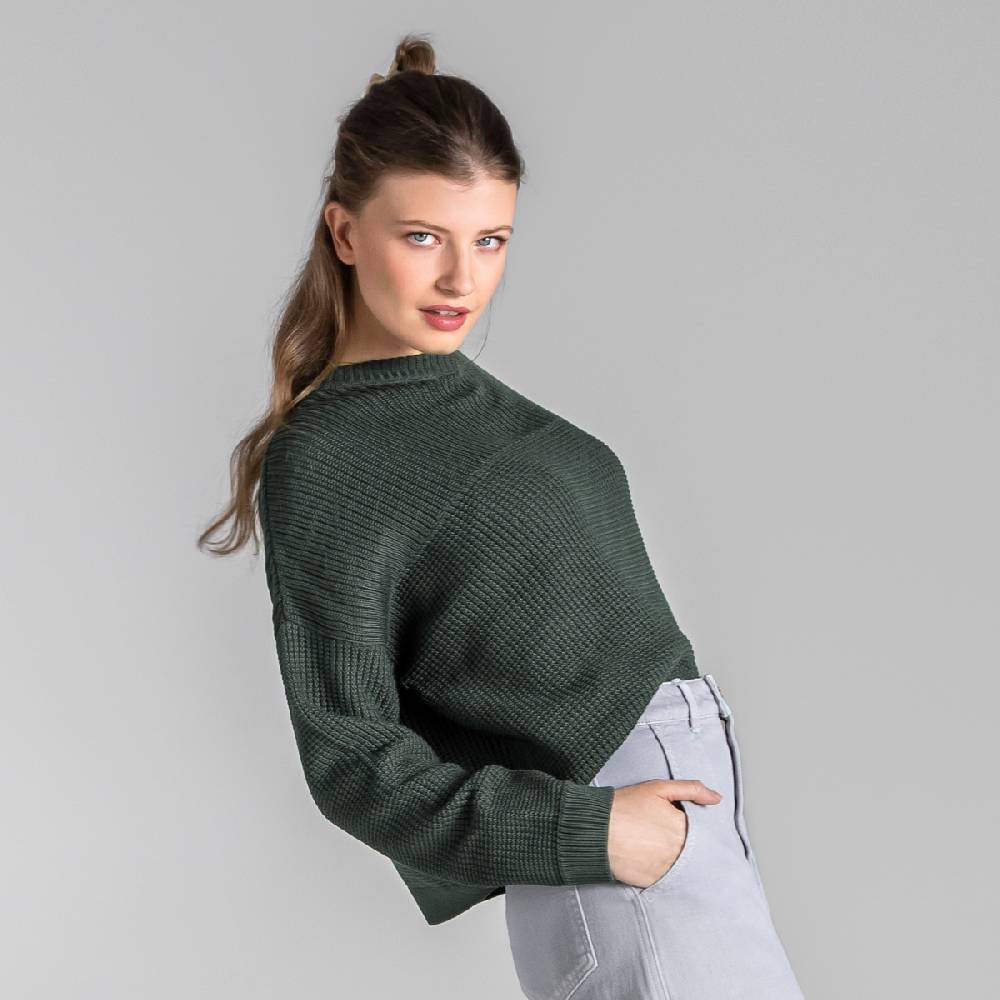 LIVING CRAFTS BEEKE - Pullover - Dark Khaki Bis zu 55% Rabatt