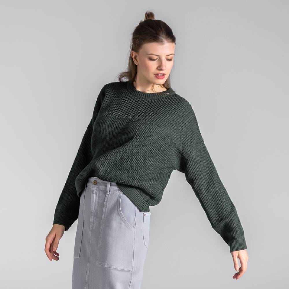 LIVING CRAFTS BEEKE - Pullover - Dark Khaki Bis zu 55% Rabatt