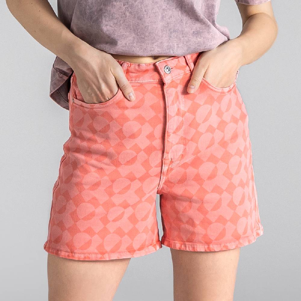 LIVING CRAFTS BONTJE - Jeans Shorts - Coral Im Verkauf