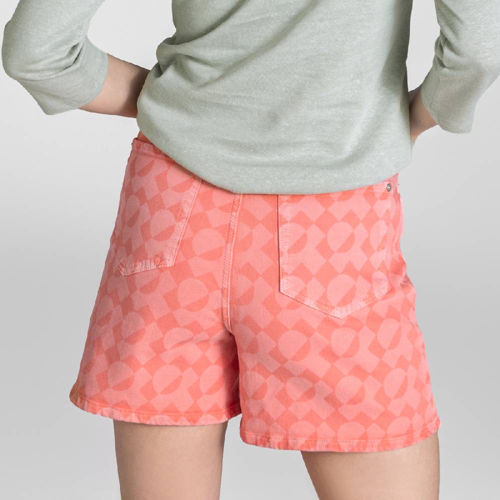 LIVING CRAFTS BONTJE - Jeans Shorts - Coral Im Verkauf
