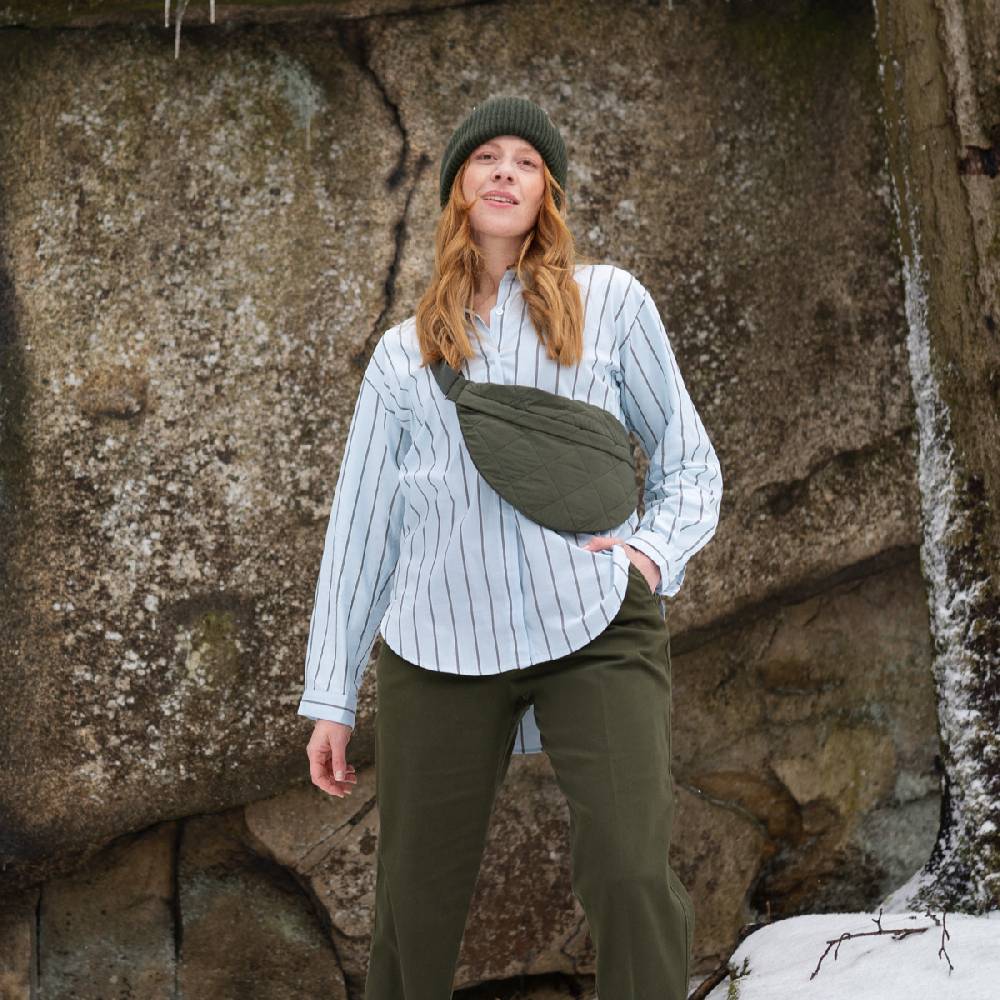 LIVING CRAFTS PEACHES - Hipbag - Dark Olive Outlet
