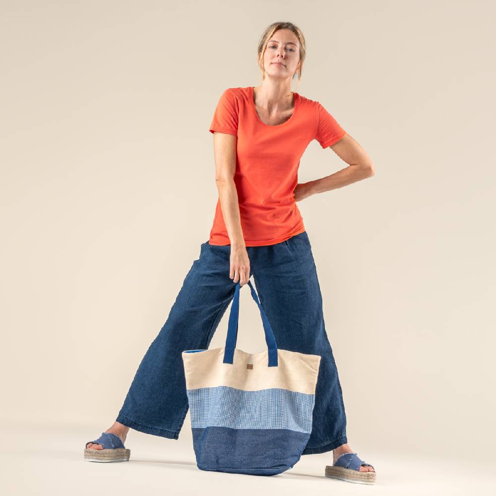 LIVING CRAFTS OMAN - Shopper - Shades of Denim Angebote