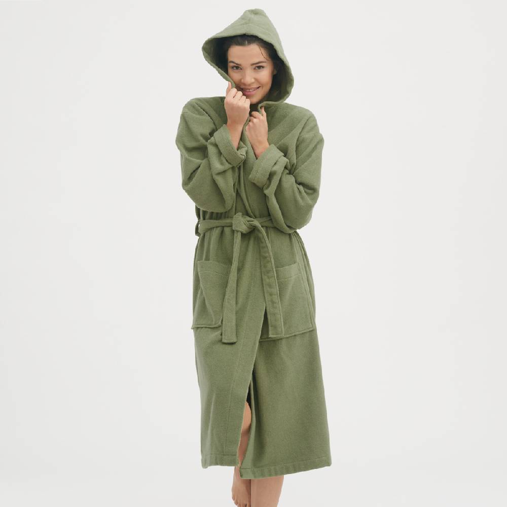 LIVING CRAFTS ORLANDO - Bademantel - Khaki Schlussverkauf